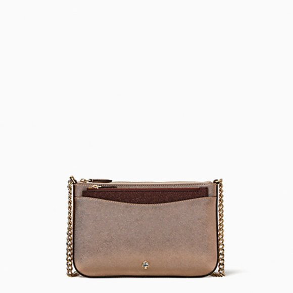COPY - kate spade new york shimmy glitter chained triple crossbody/pouch 3 in 1… - Picture 2 of 5